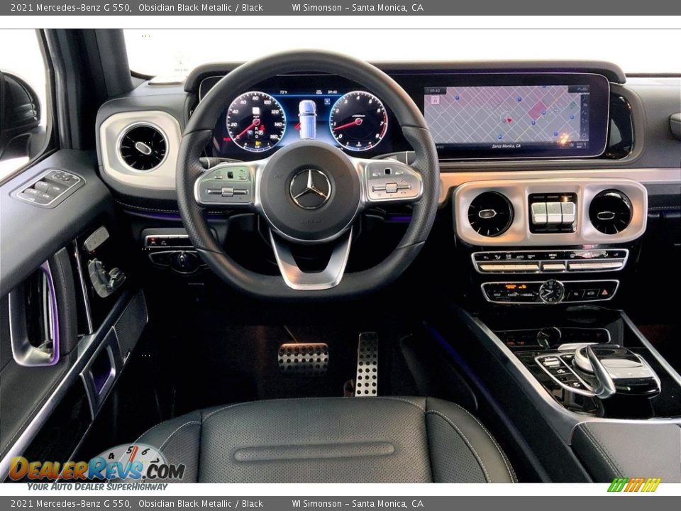 2021 Mercedes-Benz G 550 Obsidian Black Metallic / Black Photo #3