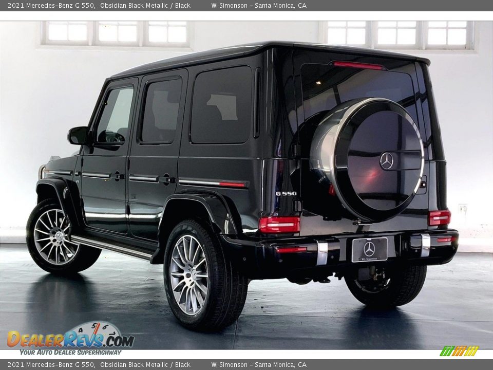 2021 Mercedes-Benz G 550 Obsidian Black Metallic / Black Photo #9