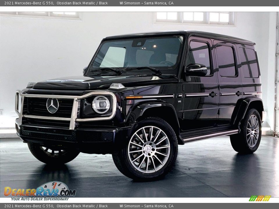 2021 Mercedes-Benz G 550 Obsidian Black Metallic / Black Photo #11