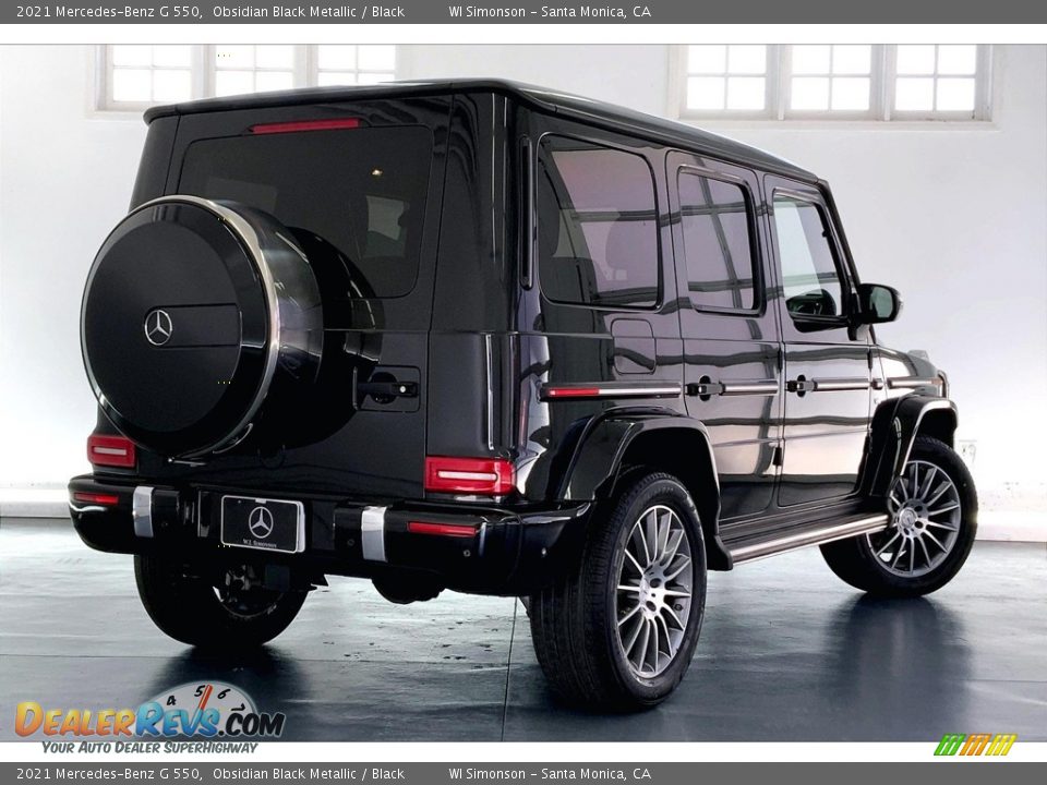 2021 Mercedes-Benz G 550 Obsidian Black Metallic / Black Photo #12