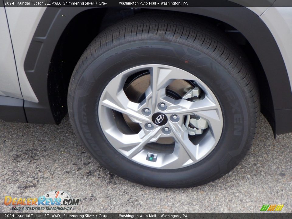 2024 Hyundai Tucson SEL AWD Shimmering Silver / Gray Photo #3