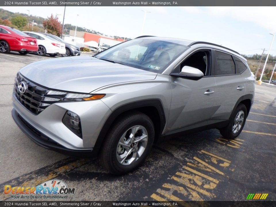 2024 Hyundai Tucson SEL AWD Shimmering Silver / Gray Photo #5