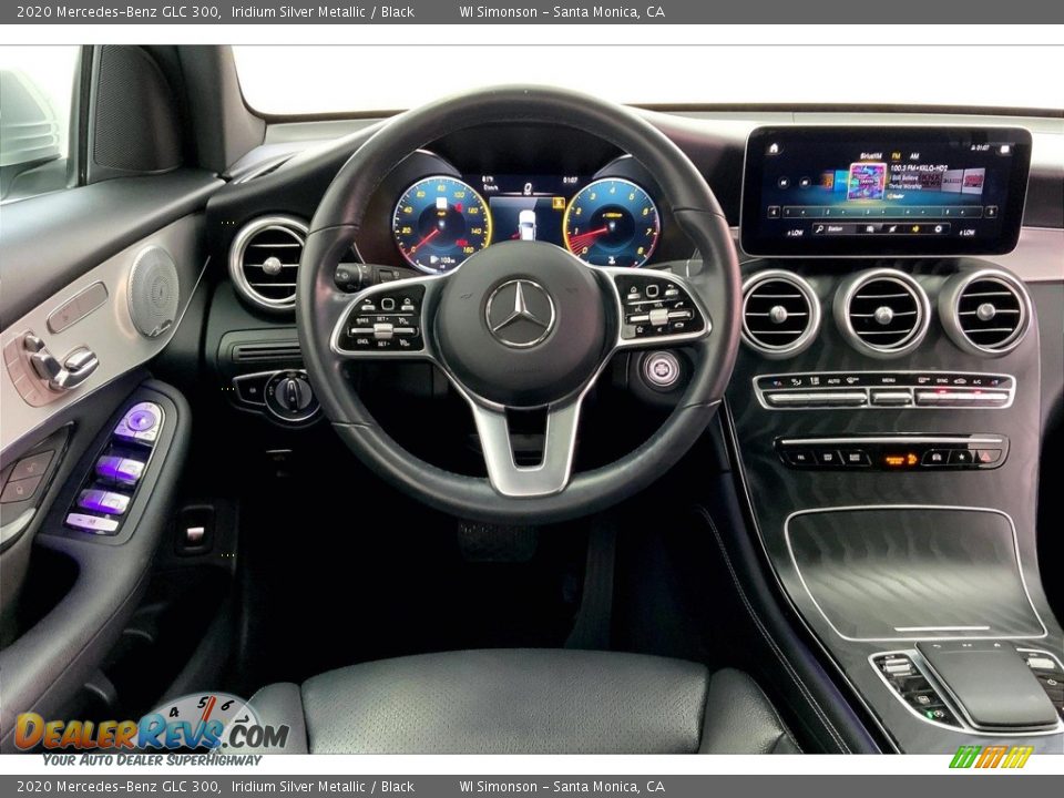 2020 Mercedes-Benz GLC 300 Iridium Silver Metallic / Black Photo #4