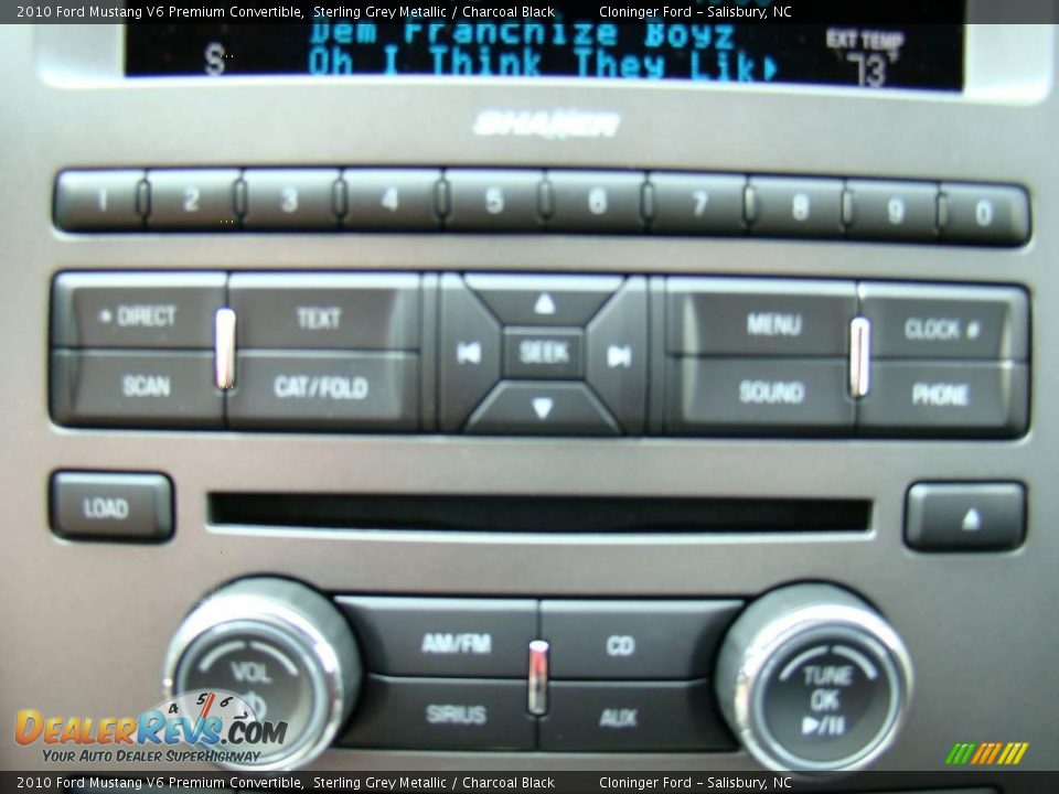 2010 Ford Mustang V6 Premium Convertible Sterling Grey Metallic / Charcoal Black Photo #19