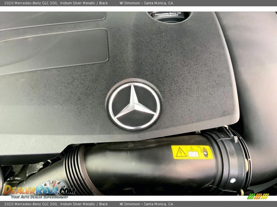 2020 Mercedes-Benz GLC 300 Iridium Silver Metallic / Black Photo #32