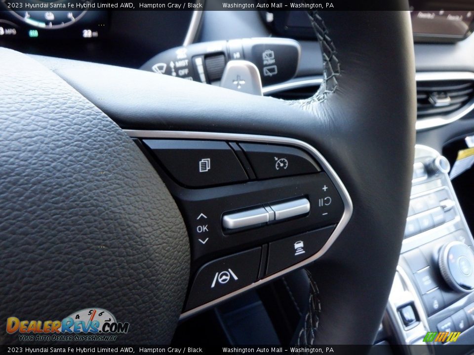 2023 Hyundai Santa Fe Hybrid Limited AWD Hampton Gray / Black Photo #23
