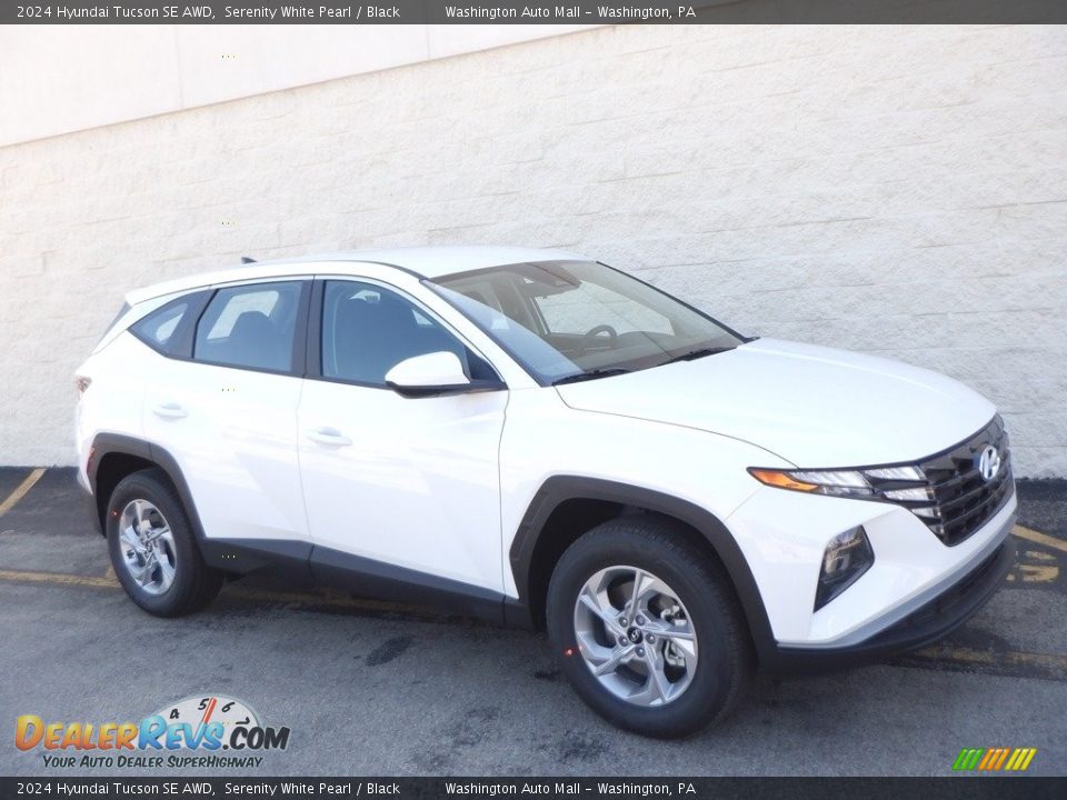 2024 Hyundai Tucson SE AWD Serenity White Pearl / Black Photo #1