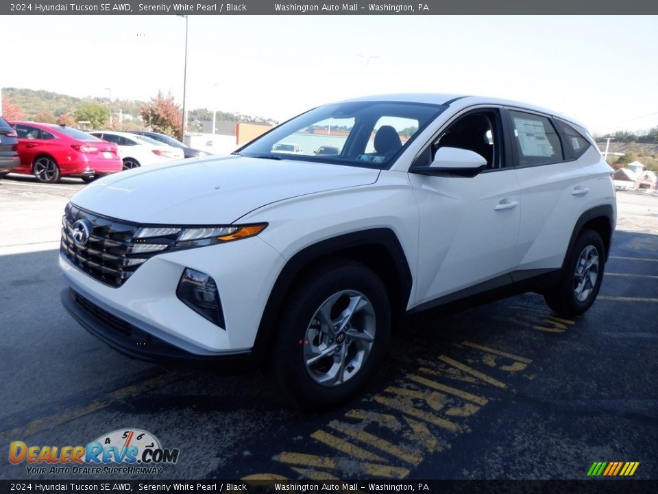 Serenity White Pearl 2024 Hyundai Tucson SE AWD Photo #5