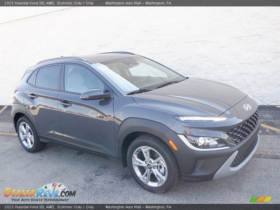 2023 Hyundai Kona SEL AWD Ecotronic Gray / Gray Photo #1