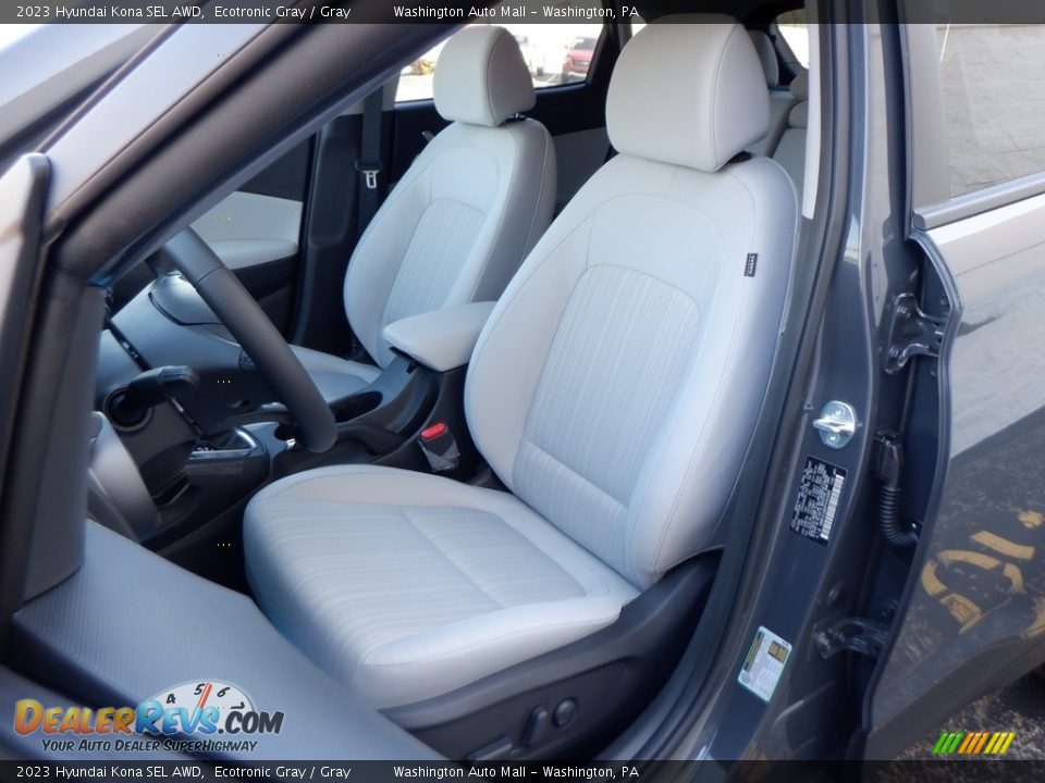 Front Seat of 2023 Hyundai Kona SEL AWD Photo #12