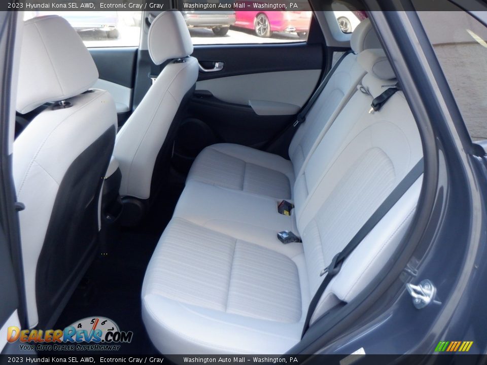 Rear Seat of 2023 Hyundai Kona SEL AWD Photo #31