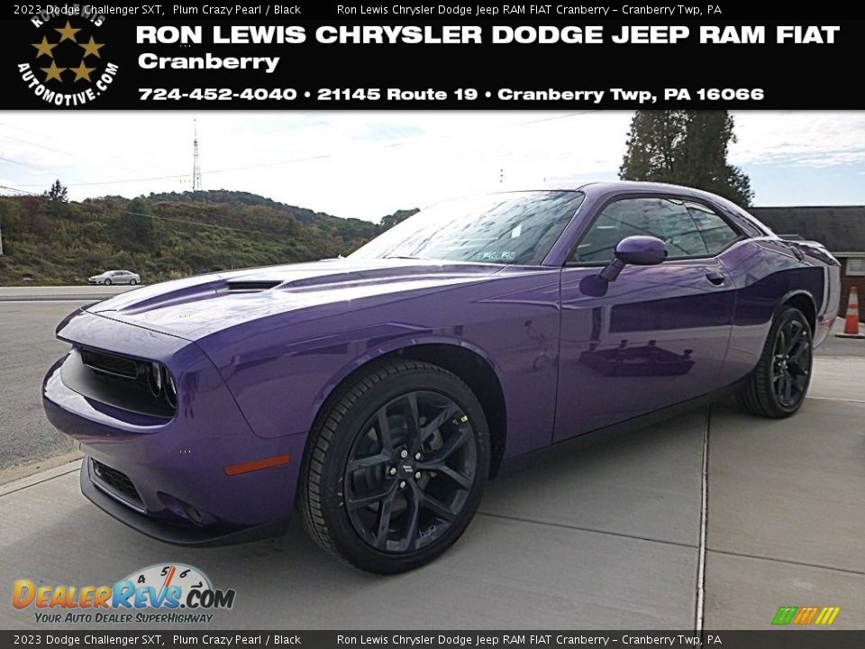 2023 Dodge Challenger SXT Plum Crazy Pearl / Black Photo #1