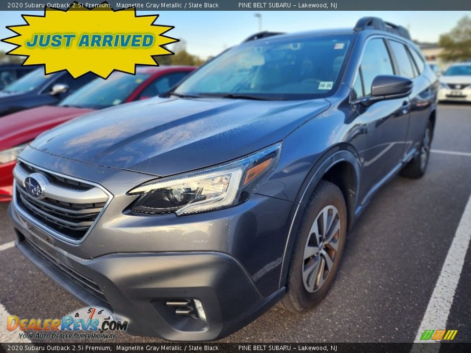 2020 Subaru Outback 2.5i Premium Magnetite Gray Metallic / Slate Black Photo #1