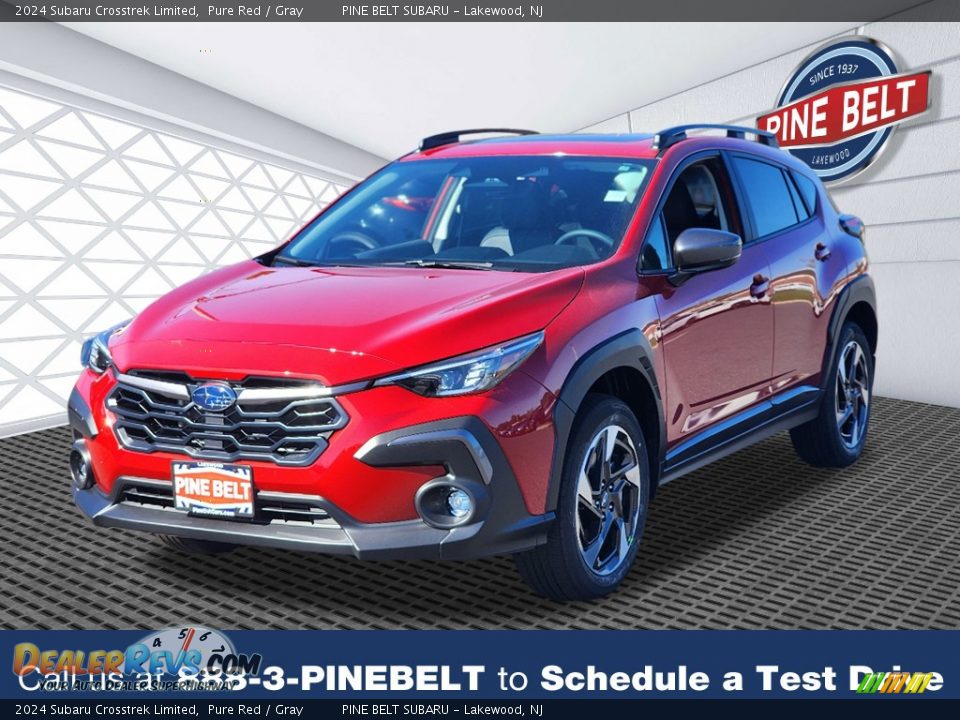 2024 Subaru Crosstrek Limited Pure Red / Gray Photo #1