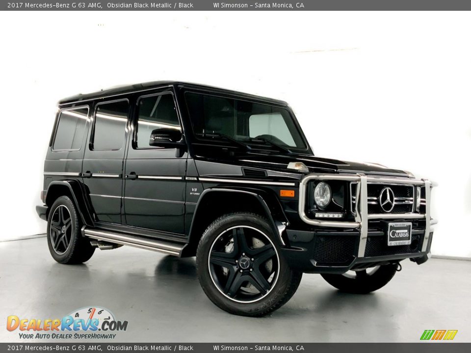 Obsidian Black Metallic 2017 Mercedes-Benz G 63 AMG Photo #2