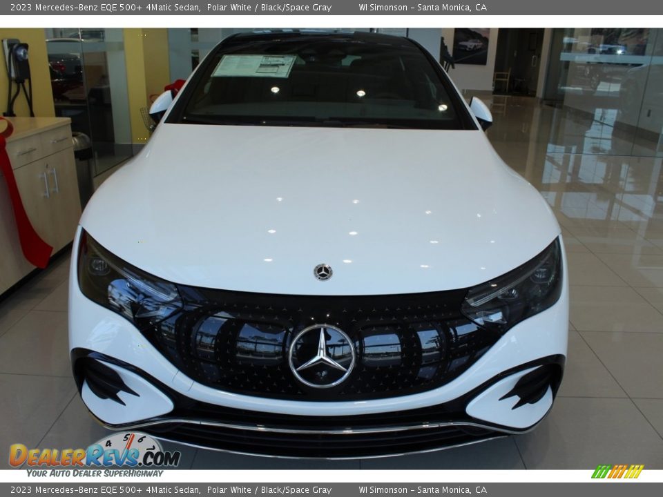 2023 Mercedes-Benz EQE 500+ 4Matic Sedan Polar White / Black/Space Gray Photo #2