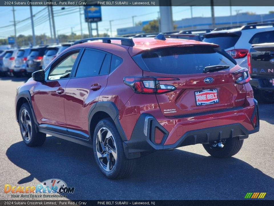 2024 Subaru Crosstrek Limited Pure Red / Gray Photo #4