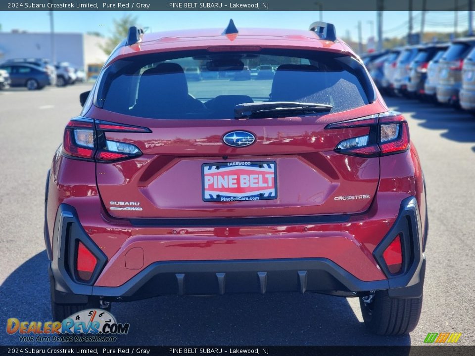 2024 Subaru Crosstrek Limited Pure Red / Gray Photo #5