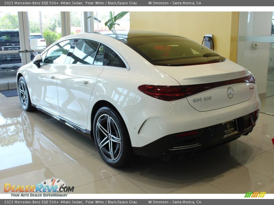 2023 Mercedes-Benz EQE 500+ 4Matic Sedan Polar White / Black/Space Gray Photo #5