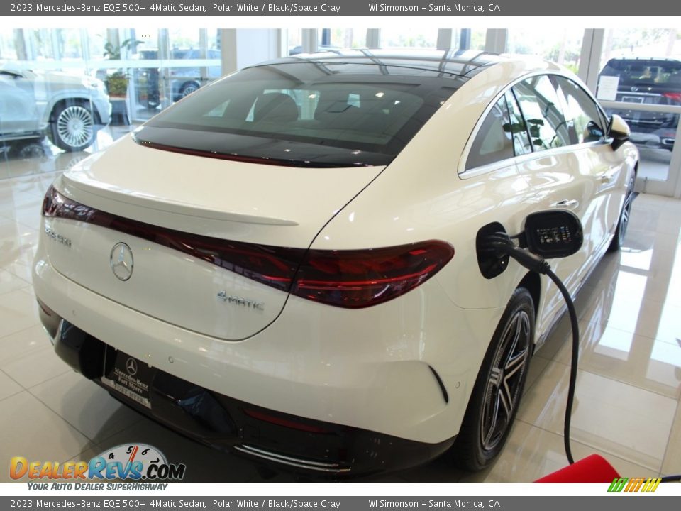 2023 Mercedes-Benz EQE 500+ 4Matic Sedan Polar White / Black/Space Gray Photo #7