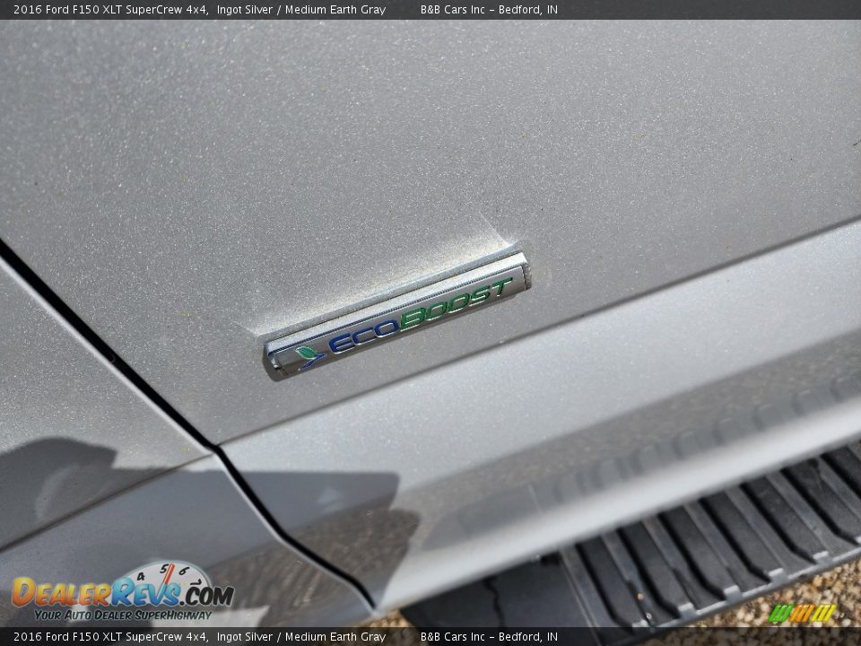 2016 Ford F150 XLT SuperCrew 4x4 Ingot Silver / Medium Earth Gray Photo #11