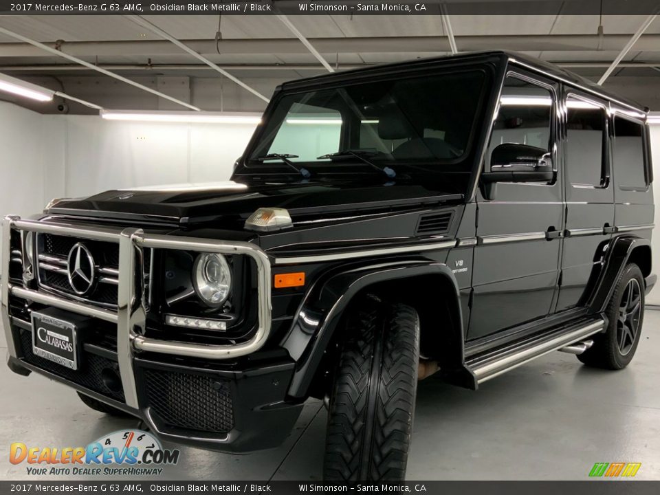 2017 Mercedes-Benz G 63 AMG Obsidian Black Metallic / Black Photo #14