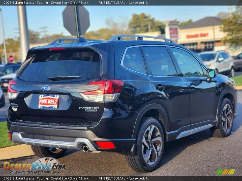 2023 Subaru Forester Touring Crystal Black Silica / Black Photo #3