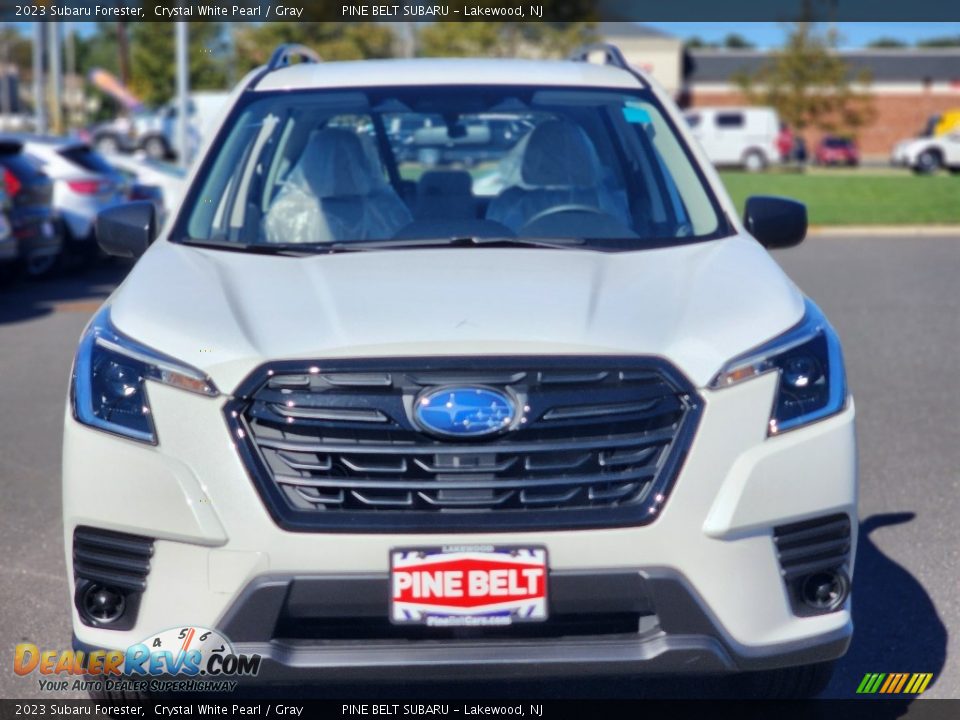 2023 Subaru Forester Crystal White Pearl / Gray Photo #2