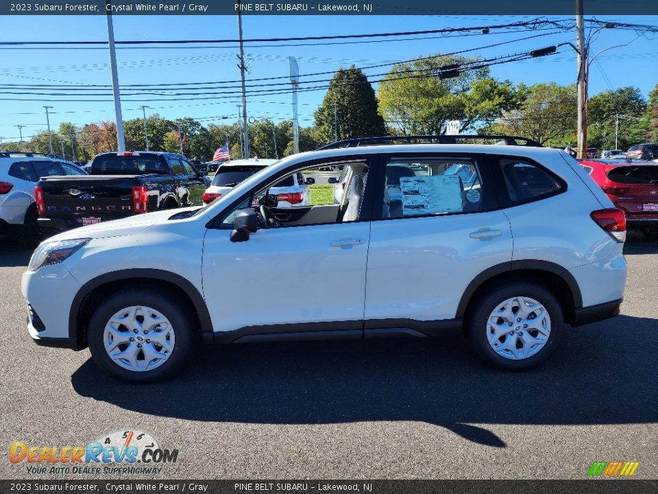 2023 Subaru Forester Crystal White Pearl / Gray Photo #3