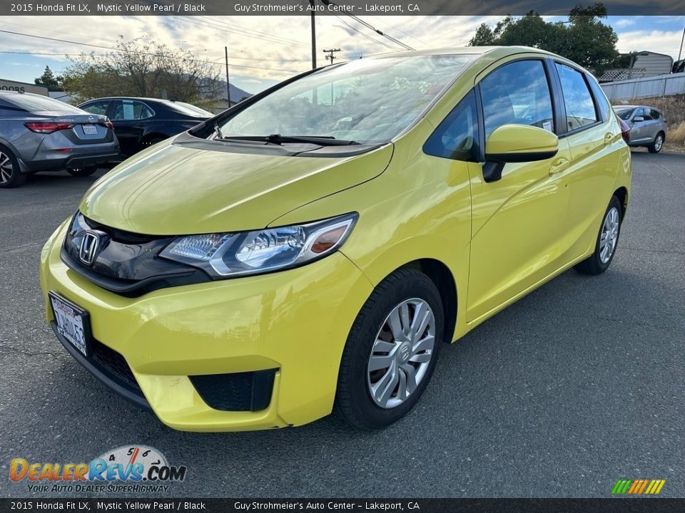 Mystic Yellow Pearl 2015 Honda Fit LX Photo #3