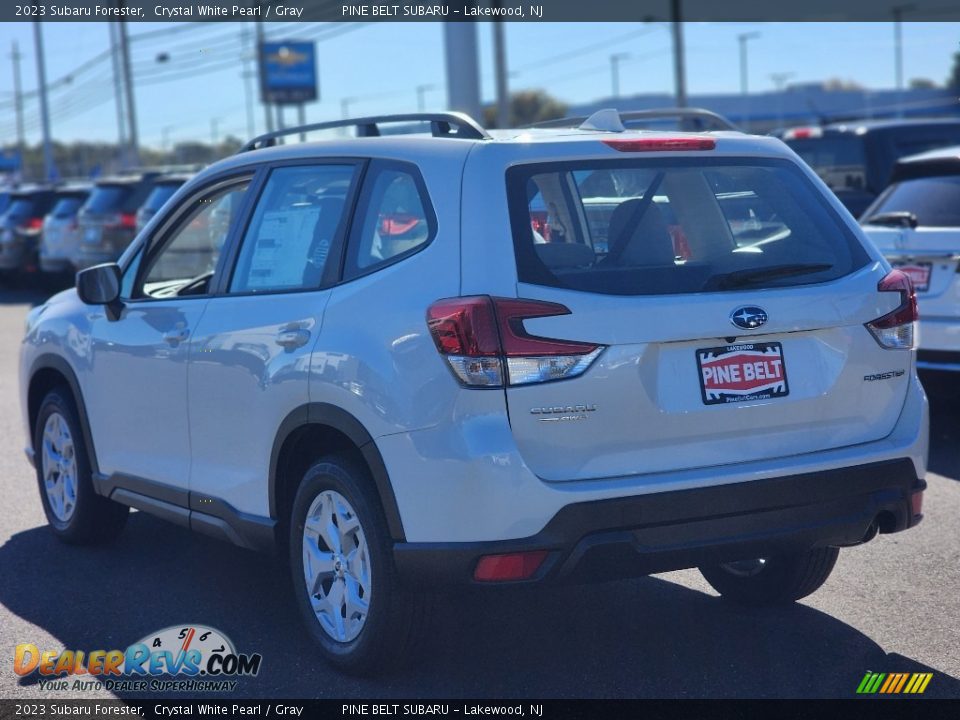 2023 Subaru Forester Crystal White Pearl / Gray Photo #4