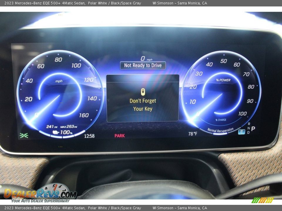 2023 Mercedes-Benz EQE 500+ 4Matic Sedan Gauges Photo #19