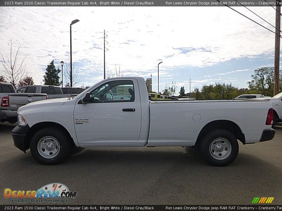 2023 Ram 1500 Classic Tradesman Regular Cab 4x4 Bright White / Diesel Gray/Black Photo #2