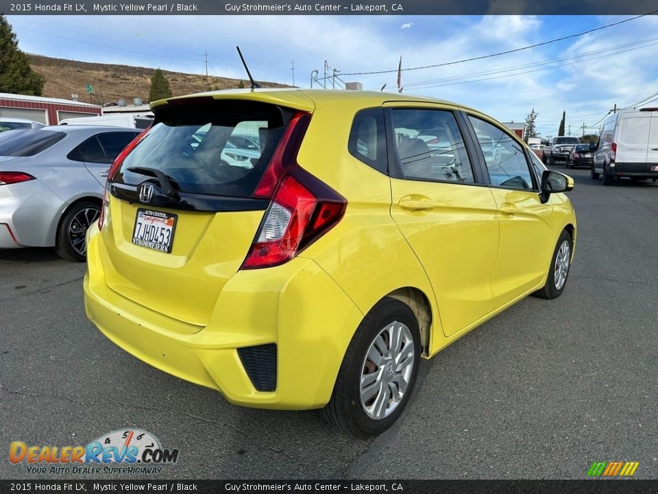 Mystic Yellow Pearl 2015 Honda Fit LX Photo #6