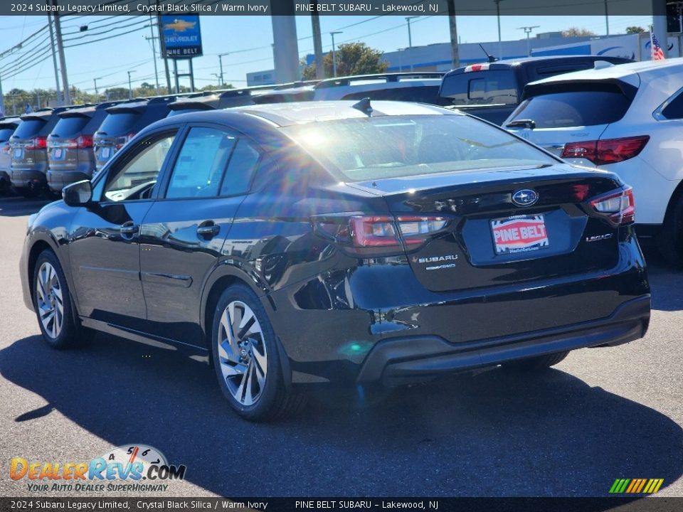 2024 Subaru Legacy Limited Crystal Black Silica / Warm Ivory Photo #3