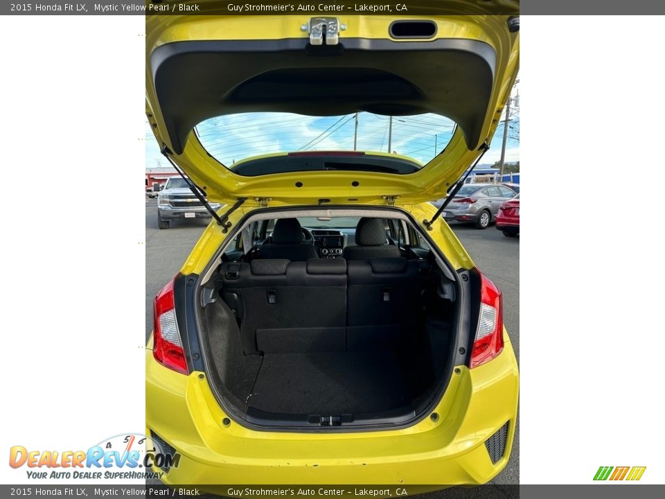 2015 Honda Fit LX Mystic Yellow Pearl / Black Photo #7