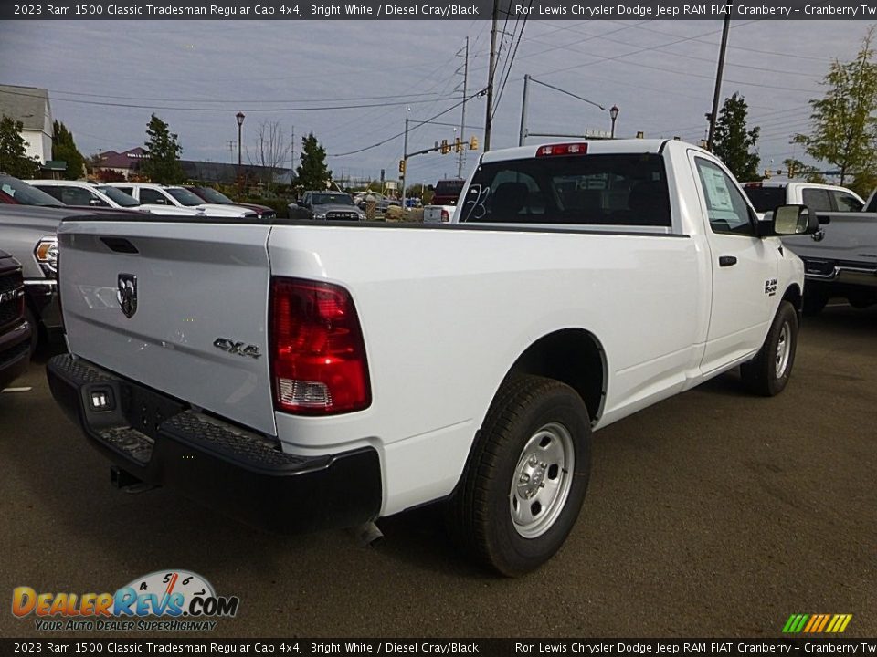 2023 Ram 1500 Classic Tradesman Regular Cab 4x4 Bright White / Diesel Gray/Black Photo #5