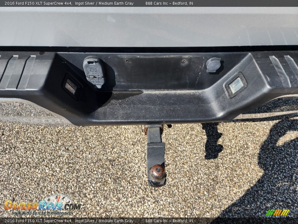 2016 Ford F150 XLT SuperCrew 4x4 Ingot Silver / Medium Earth Gray Photo #25