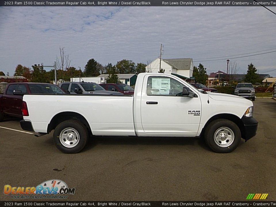 2023 Ram 1500 Classic Tradesman Regular Cab 4x4 Bright White / Diesel Gray/Black Photo #6