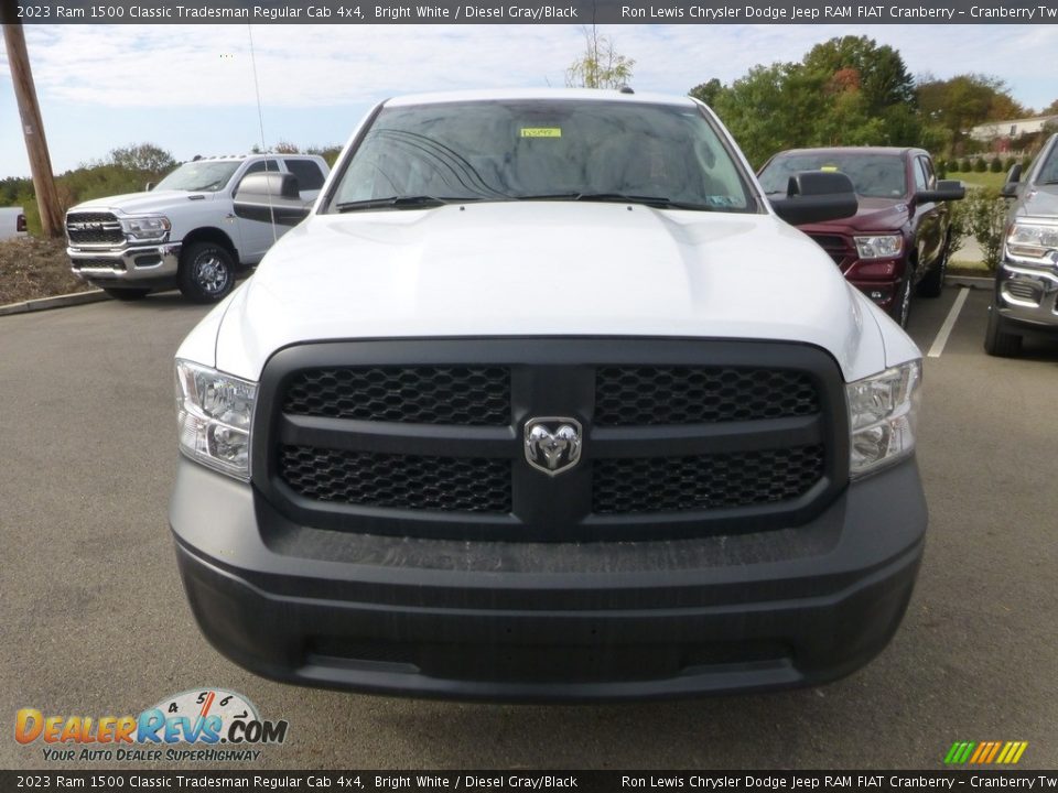 2023 Ram 1500 Classic Tradesman Regular Cab 4x4 Bright White / Diesel Gray/Black Photo #8