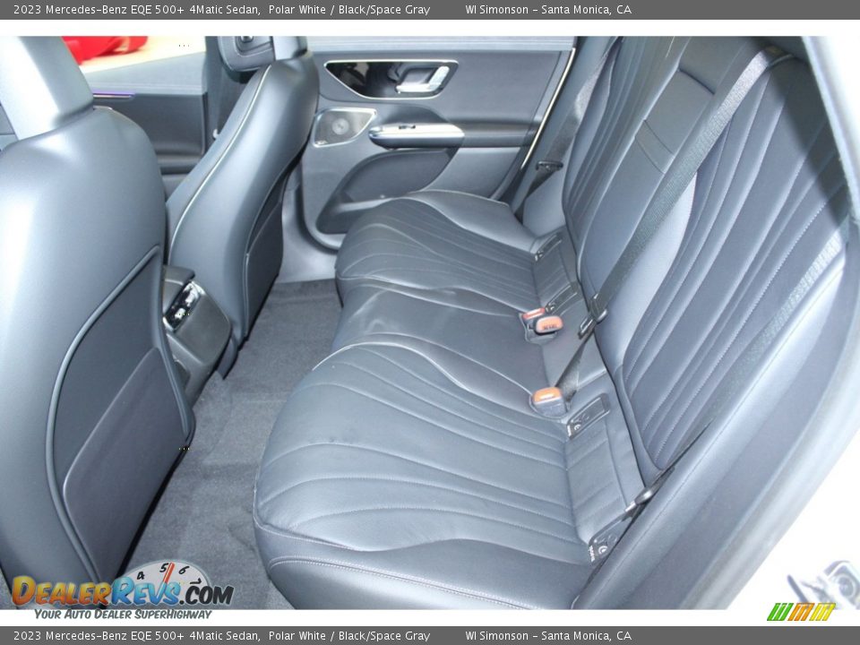 Rear Seat of 2023 Mercedes-Benz EQE 500+ 4Matic Sedan Photo #30