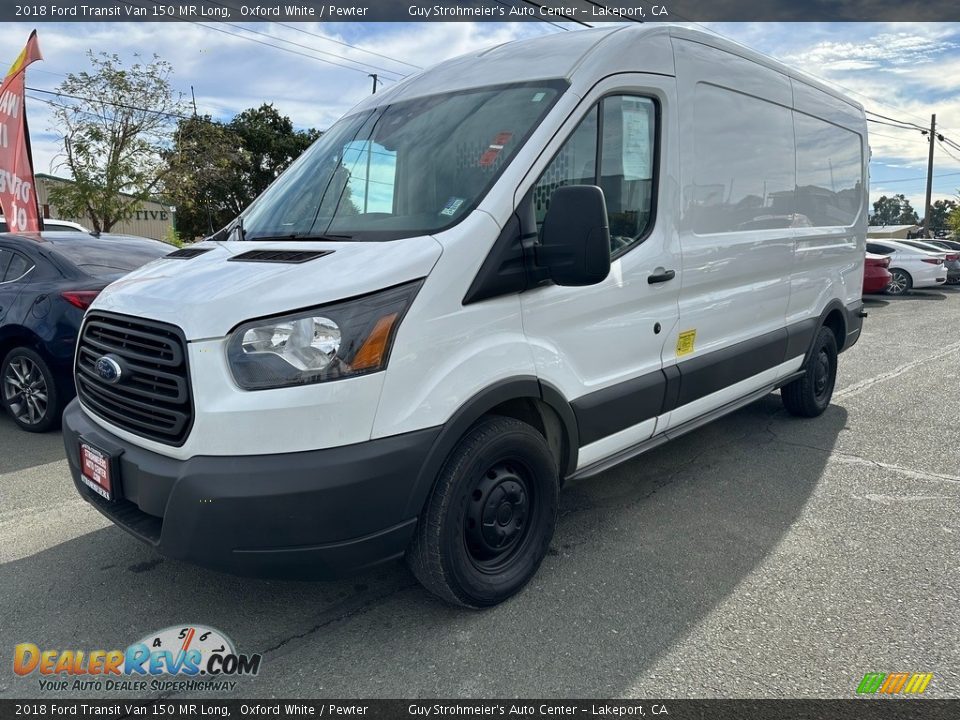 Oxford White 2018 Ford Transit Van 150 MR Long Photo #3