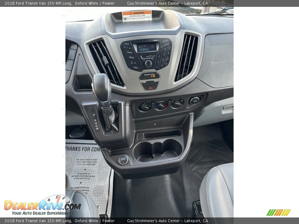 Controls of 2018 Ford Transit Van 150 MR Long Photo #8