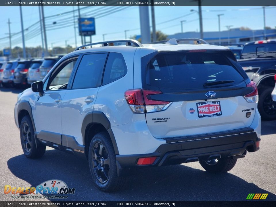 2023 Subaru Forester Wilderness Crystal White Pearl / Gray Photo #4