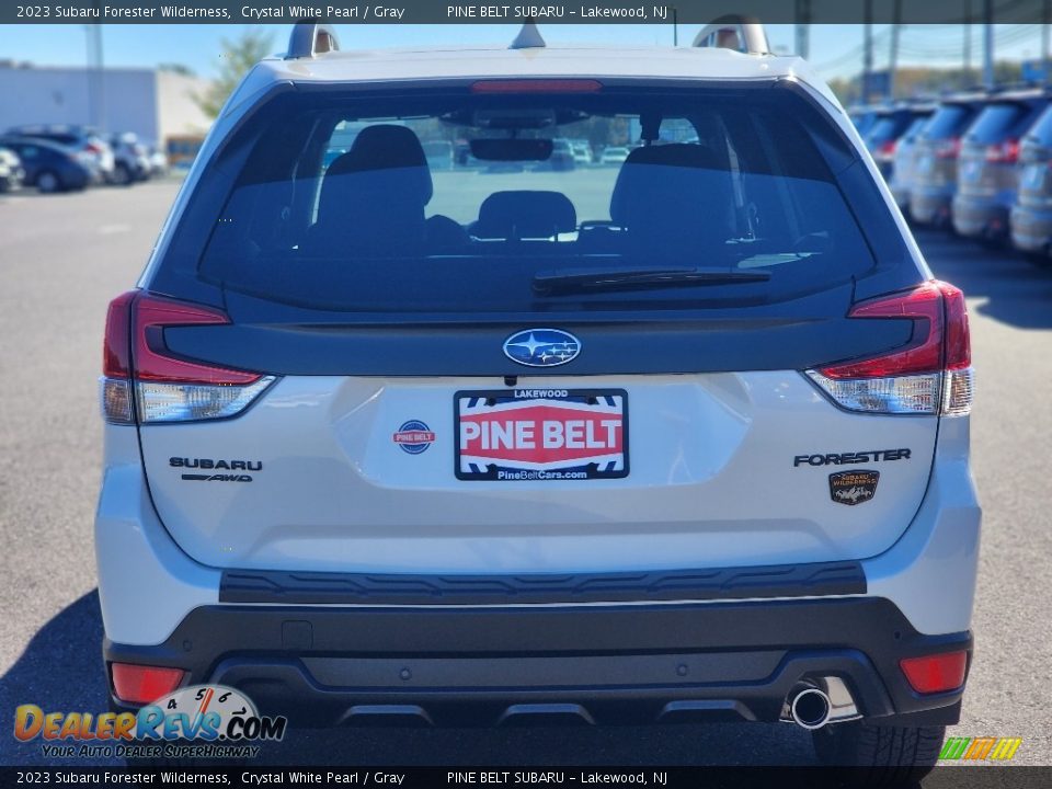 2023 Subaru Forester Wilderness Crystal White Pearl / Gray Photo #5