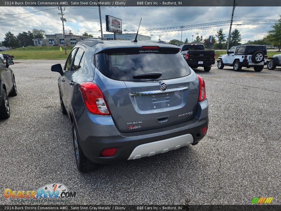 2014 Buick Encore Convenience AWD Satin Steel Gray Metallic / Ebony Photo #6