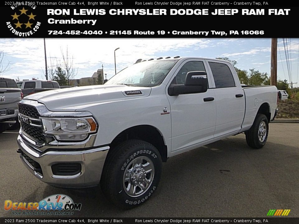 2023 Ram 2500 Tradesman Crew Cab 4x4 Bright White / Black Photo #1