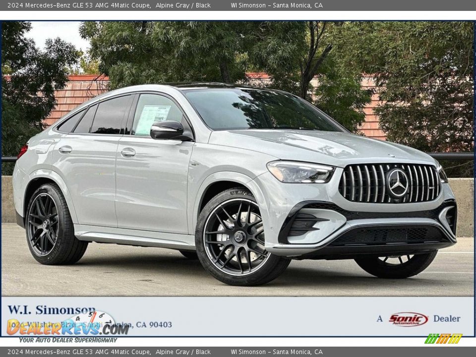 2024 Mercedes-Benz GLE 53 AMG 4Matic Coupe Alpine Gray / Black Photo #1