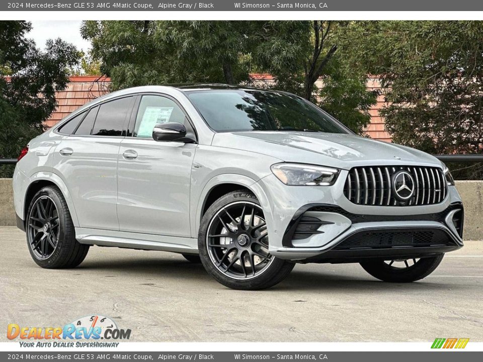 2024 Mercedes-Benz GLE 53 AMG 4Matic Coupe Alpine Gray / Black Photo #2