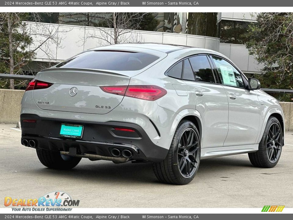 2024 Mercedes-Benz GLE 53 AMG 4Matic Coupe Alpine Gray / Black Photo #4